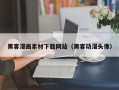 临清黑客漫画素材下载网站（黑客动漫头像）